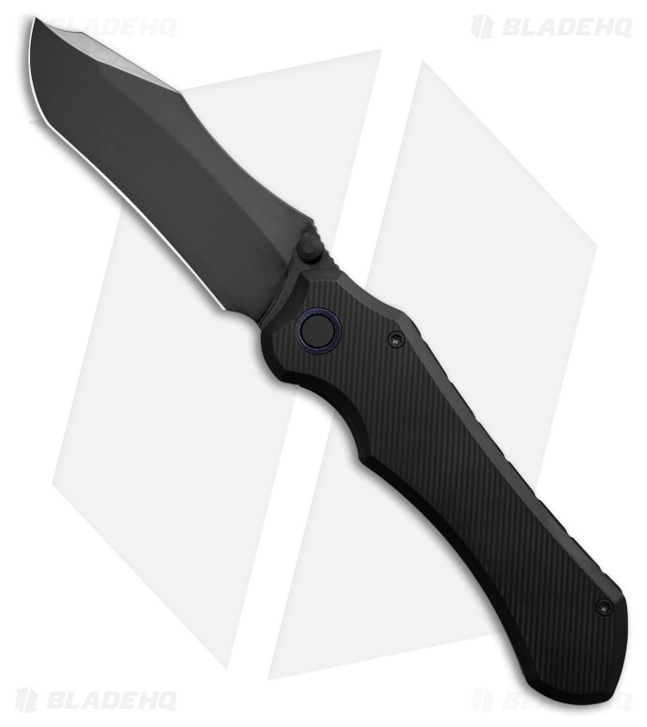 REMETTE Cathedral Frame Lock Knife DLC Ti/Timascus Clip (3.5" Mirror DLC S90V)