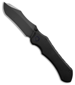 REMETTE Cathedral Frame Lock Knife DLC Ti/Timascus Clip (3.5" Mirror DLC S90V)