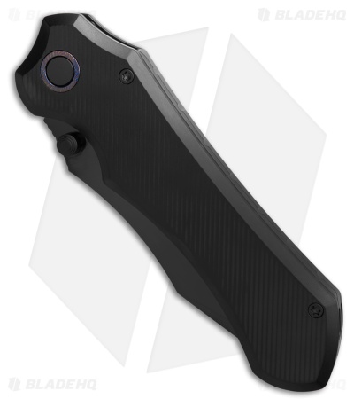 REMETTE Cathedral Frame Lock Knife Milled DLC Titanium (3.5" Mirror DLC S90V)