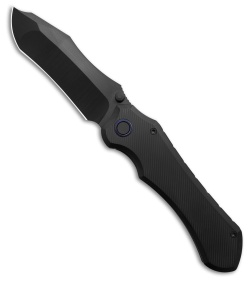 REMETTE Cathedral Frame Lock Knife Milled DLC Titanium (3.5" Satin DLC S90V)