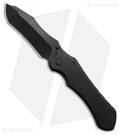 REMETTE Cathedral Frame Lock Knife Milled DLC Titanium (3.5" Satin DLC S90V)