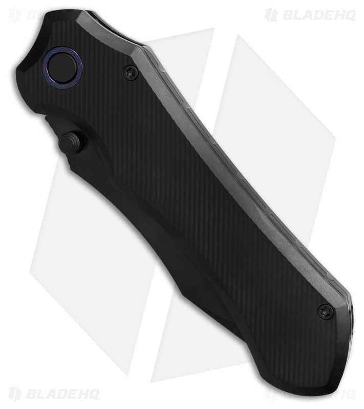 REMETTE Cathedral Frame Lock Knife Milled DLC Titanium (3.5" Satin DLC S90V)