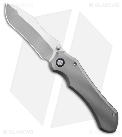 REMETTE Cathedral Frame Lock Knife Milled Titanium (3.5" Satin S90V)