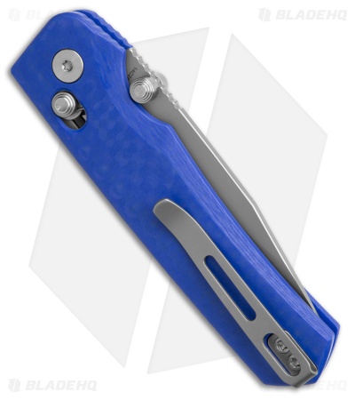 REMETTE RT-Aurora Crossbar Lock Knife Blue Raindrop G-10 (3" Sandblast)