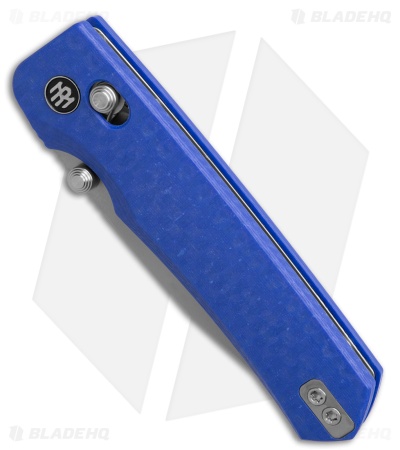 REMETTE RT-Aurora Crossbar Lock Knife Blue Raindrop G-10 (3" Sandblast)