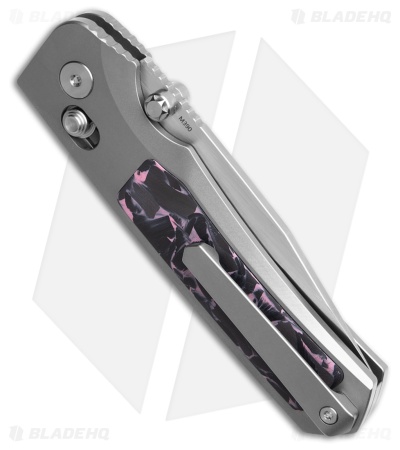 REMETTE RT-Aurora Crossbar Lock Knife Ti + Carbon Fiber (2.75" Satin)
