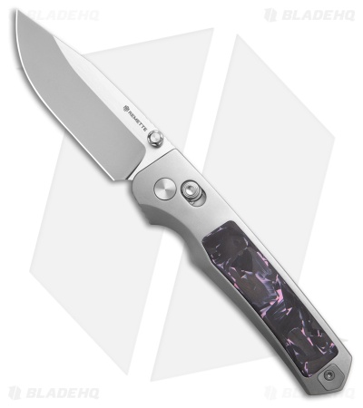 REMETTE RT-Aurora Crossbar Lock Knife Ti + Carbon Fiber (2.75" Satin)