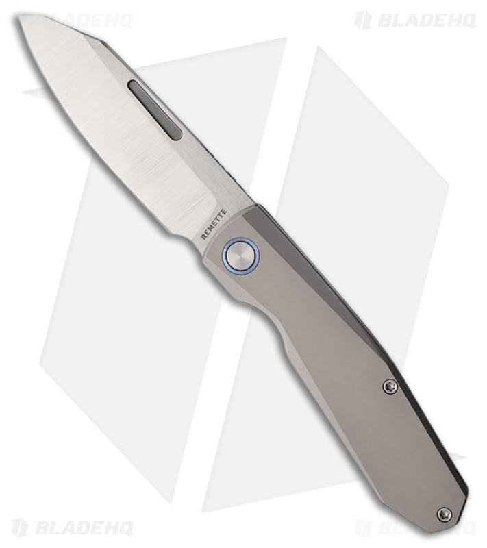REMETTE RT-Squirrel Slip Joint Knife Titanium (2.8" Satin)