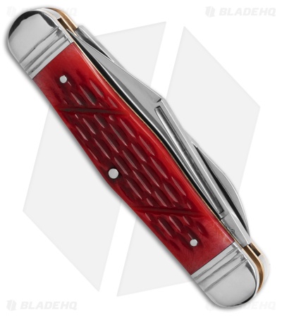 Robeson Cutlery Swellcenter Moose Red Jigged Bone - Blade HQ