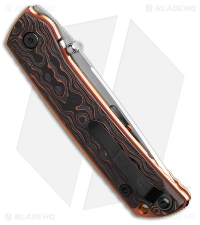 Rockstead HIGO II X-FCF-ZDP Liner Lock Knife Rose Gold Carbon Fiber(3.5" Mirror)