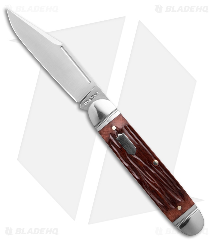 RoseCraft Blades Birchfield Camp Jack | Brown Jigged Bone