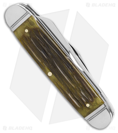 RoseCraft Blades Briarpatch Jack Pocket Knife Vintage Jigged Bone (3.2" Satin)
