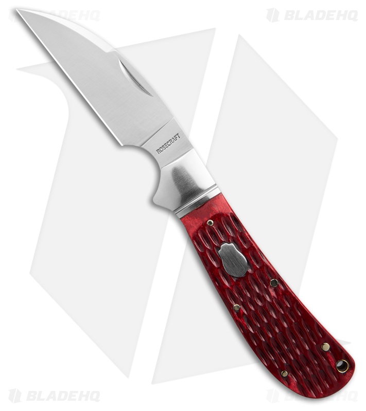 RoseCraft Blades Clinch River Swayback Red Picked Bone (3.1" Satin)