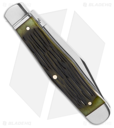 RoseCraft Blades Cumberland River Coke Bottle Knife Jigged Bone (3" Satin)