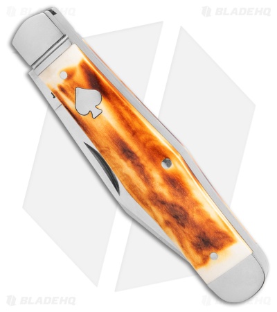 RoseCraft Blades Cumberland River Coke Bottle Knife Toasted Bone (3" Satin)