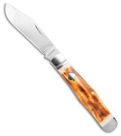 RoseCraft Blades Cumberland River Coke Bottle Knife Toasted Bone (3" Satin)