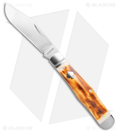 RoseCraft Blades Cumberland River Coke Bottle Knife Toasted Bone (3" Satin)