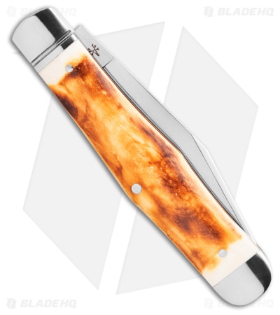 RoseCraft Blades Cumberland River Coke Bottle Knife Toasted Bone (3" Satin)