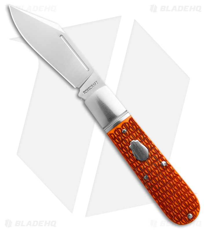 RoseCraft Blades Loosahatchie Jack Knife Dragon Scale Jigged Bone (2.9" Satin)