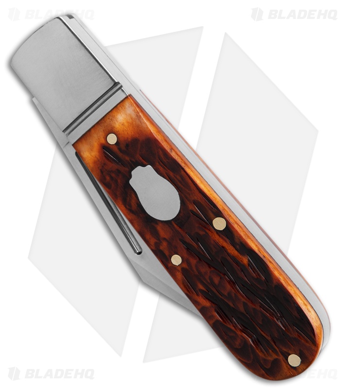 RoseCraft Blades Loosahatchie Jack Pocket Knife Dapper Jigged Bone (2.9" Satin)