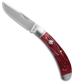 RoseCraft Blades Obed Creek Bow Trapper Red Jigged Bone (3.1" Satin)