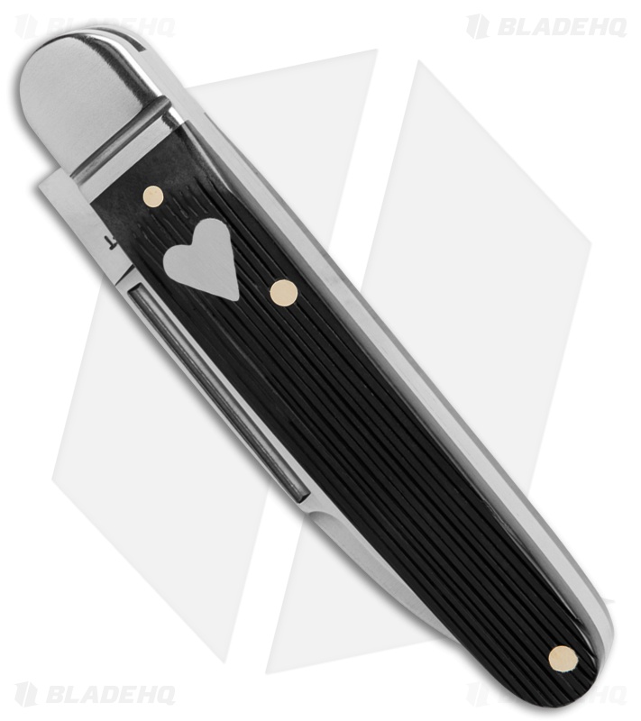RoseCraft Blades Tuckahoe Jack Knife Gray Barnboard Jigged Bone (3" Satin)