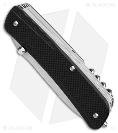 RUIKE Trekker LD51-B Multi-Tool Folding Knife Black G-10 (3.35" Mirror)*DISC*