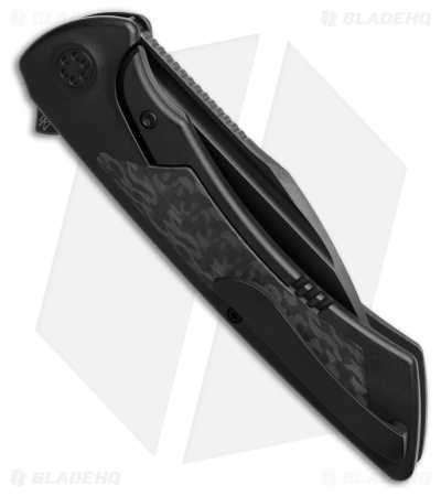 Sharp By Design Derecho Knife Black Ti Weave CF Black M390