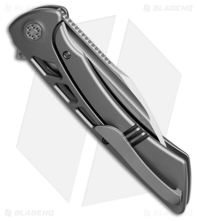 Sharp By Design Derecho Frame Lock Knife Gray Titanium (3.4" Satin)