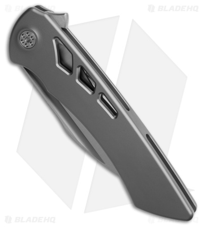 Sharp By Design Derecho Frame Lock Knife Gray Titanium (3.4" Satin)