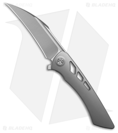 Sharp By Design Derecho Frame Lock Knife Gray Titanium (3.4" Satin)