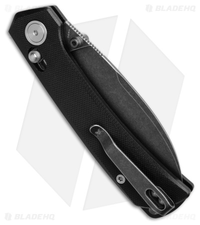Skallywag Tactical Porpoise Wharncliffe Knife Black G-10 (3.5" Black SW)