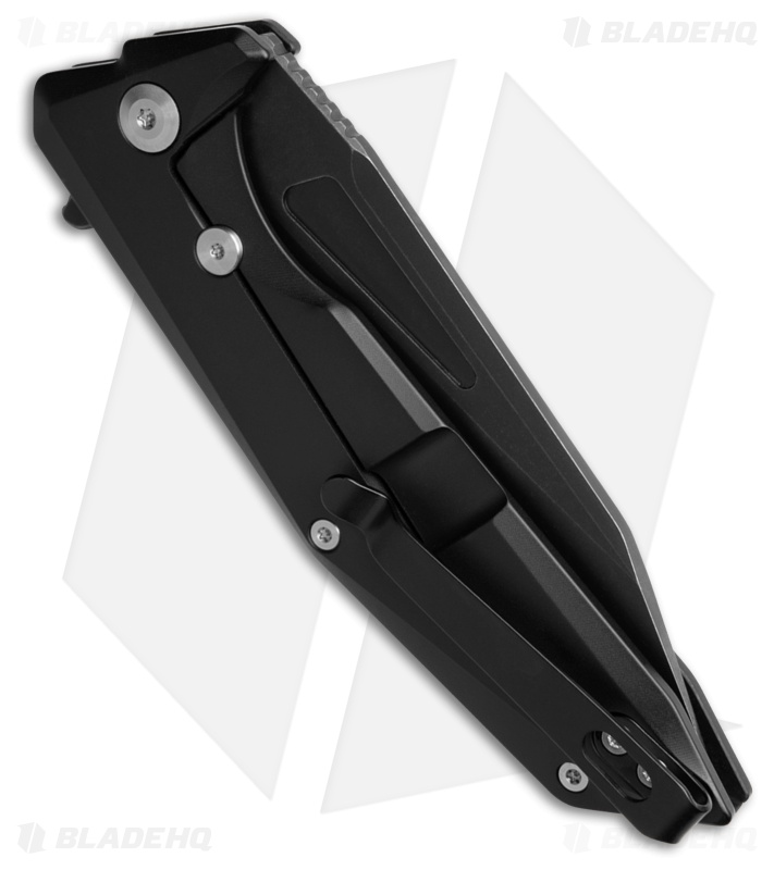 Skallywag Tactical Shadow Beard Frame Lock Knife Black G-10/CF (3.5" Black SW)