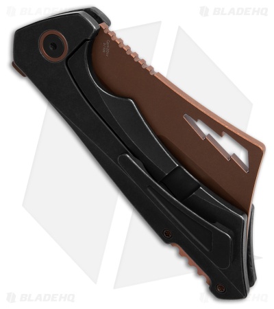 Something Obscene OG Nemley Knife Copper Carbon Fiber Copper