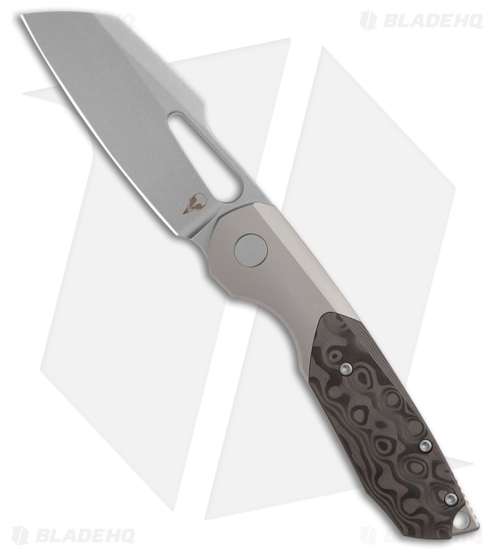 Sparrow Knife Co. Strix Titanium + Carbon Fiber (3.4" Stonewash)