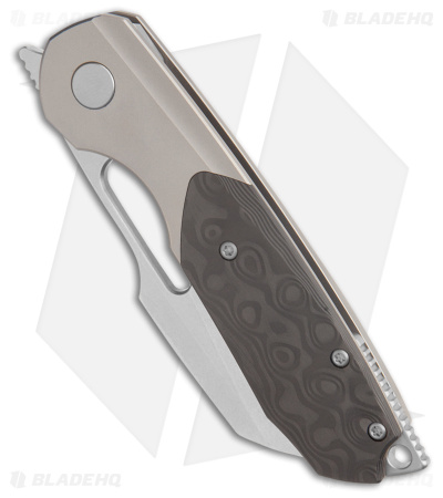 Sparrow Knife Co. Strix Titanium + Carbon Fiber (3.4" Stonewash)
