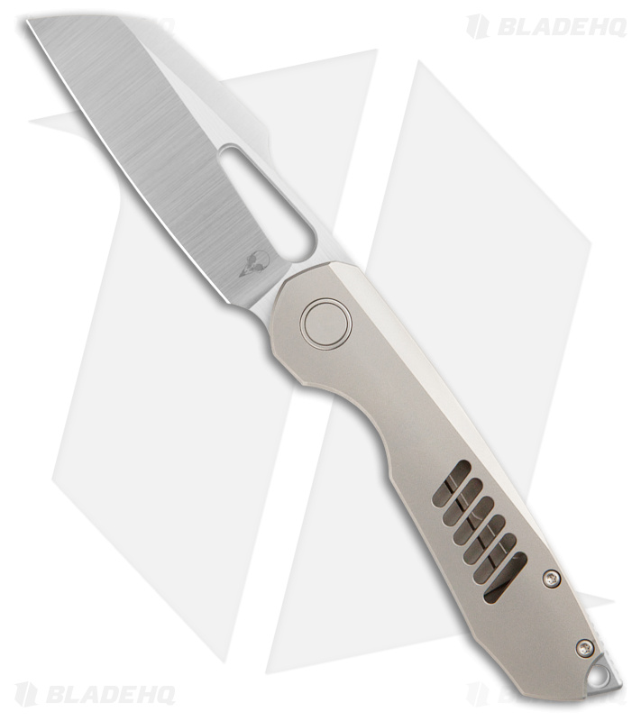 Sparrow Knife Co. Strix Full Titanium + Holes (3.4" Belt Satin)