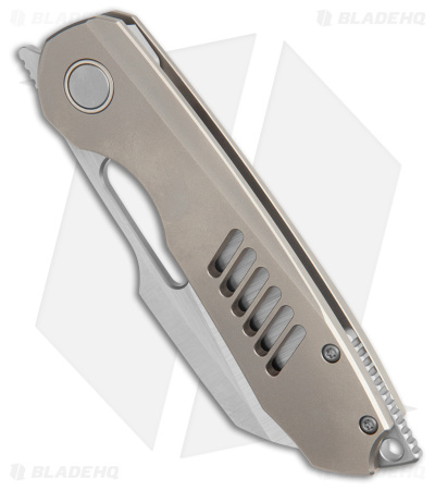 Sparrow Knife Co. Strix Full Titanium + Holes (3.4" Belt Satin)