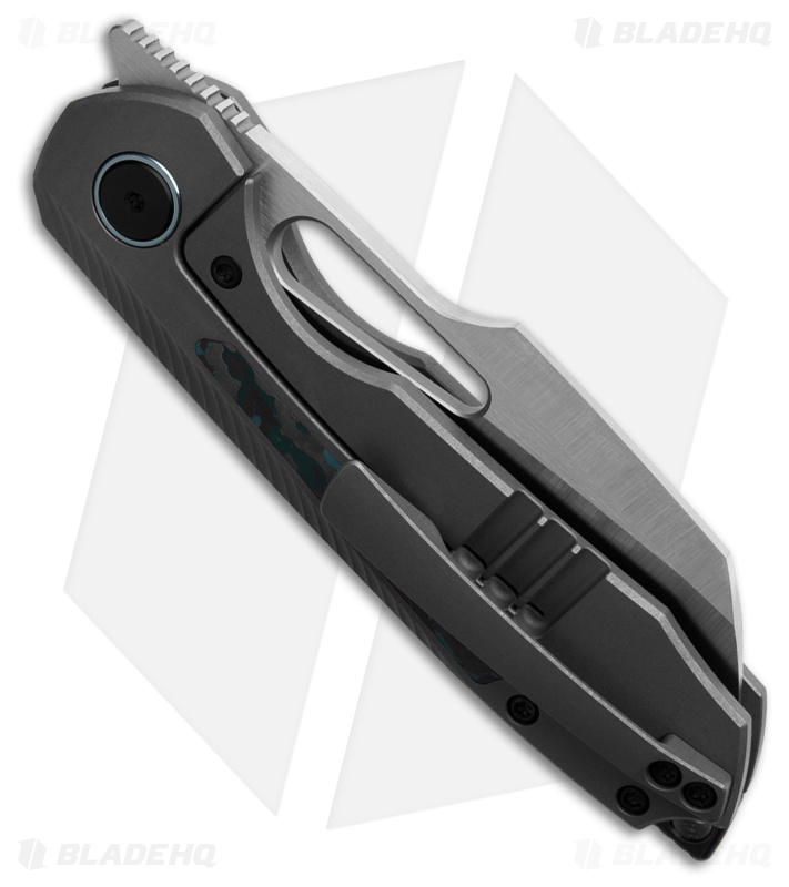 Sparrow Strix Knife Black, Blue, Gray Ti MagnaCut Satin