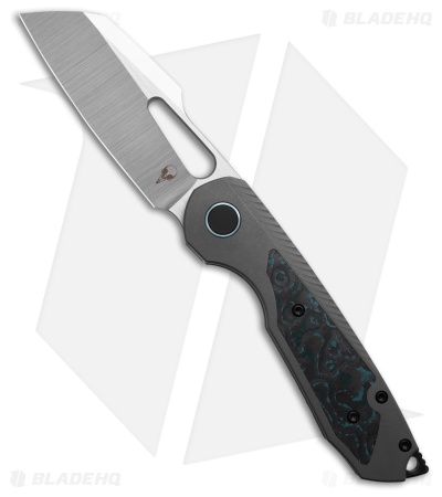 Sparrow Knife Co. Strix V3 MagnaCut Frame Lock Knife Ti/ArcticStorm CF(3.4" Sat)