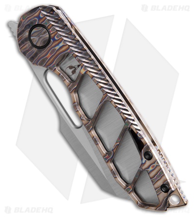 Sparrow Knife Co. Strix BHQ Exclusive Knife Heatwave Skeletonized (3.4" Satin)