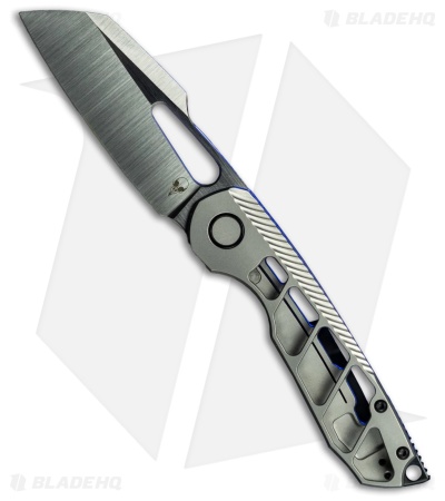 Sparrow Knife Co. Strix Knife Bead Blast Skeletonized Ti