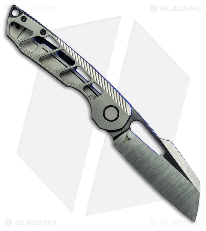 Sparrow Knife Co. Strix Lefty Frame Lock Knife BB Skeletonized Ti (3.4" Satin)