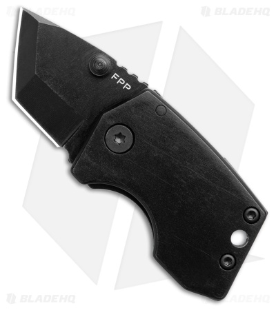 Stabby Labs FAT PP Frame Lock Knife Black Stainless Steel (1.2" Black)