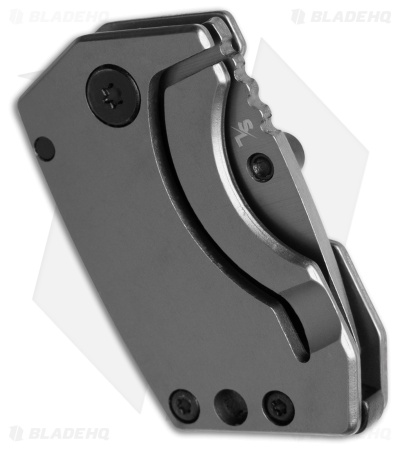 Stabby Labs FAT PP Frame Lock Knife Silver Stainless Steel (1.2" Silver)