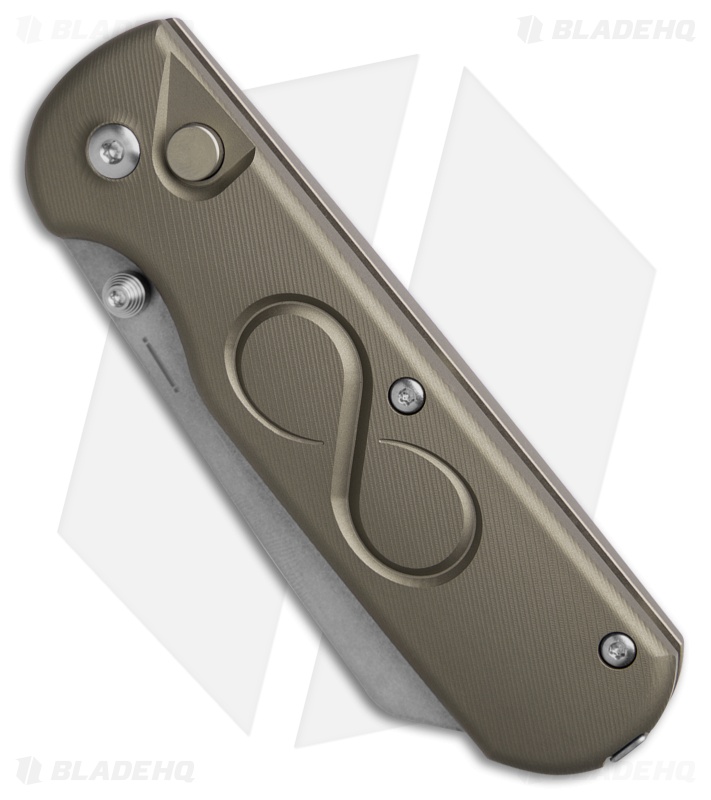 StraightLine EDC ROX Button Lock Knife Anodized Aluminum (2.75" SW)