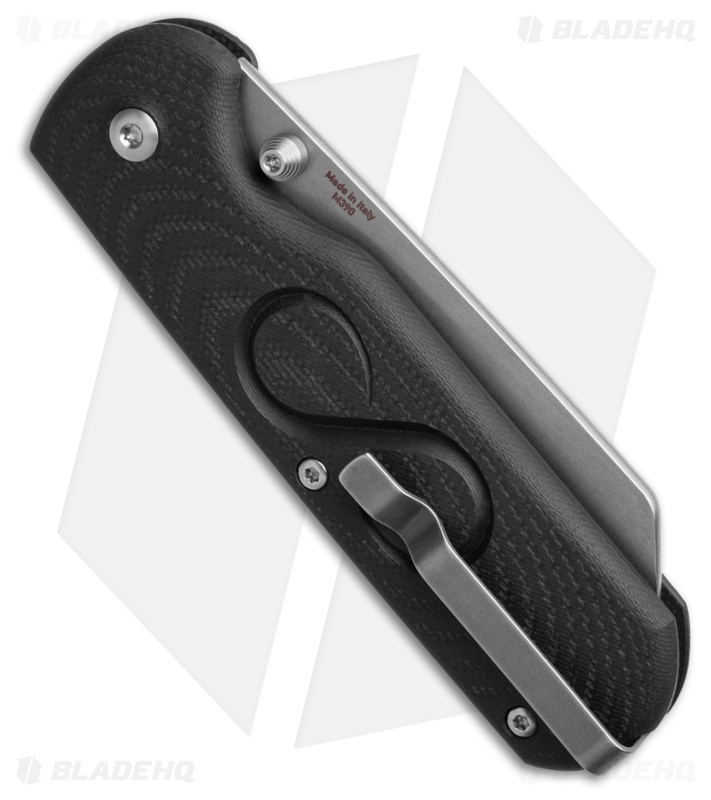 StraightLine EDC ROX Button Lock Knife Black G-10 (2.7" SW)
