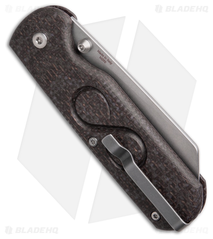 StraightLine EDC ROX Knife | Brown Burlap Micarta | SW