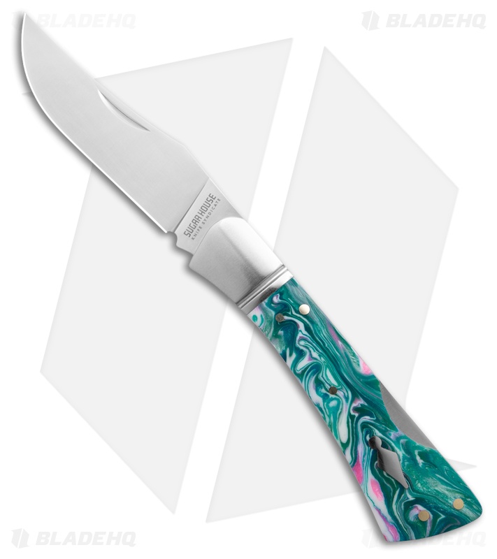 Sugar House Knife Syndicate Flying Goddess Knife Cotton Candy (2.8" Satin)