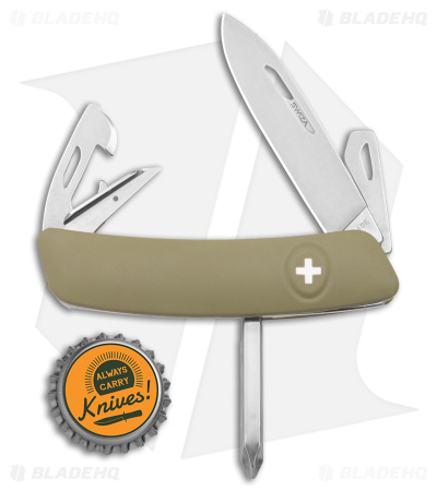 Swiza D04 Swiss Pocket Knife OD Green (3